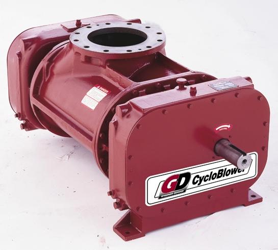 Model 5CDL13 Model 7CDL17 Model 11CDL31 CycloBlower XP Series offers 20 psig continuous pressure and 17 "Hg continuous vacuum.