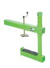 The Pole Leg Assembly system is ideal for use with the Counterweight Rack and Vehicle Counterweight Wheel Pad adjust the height of the system accommodate a leading edge.