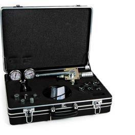 The kit is also supplied in a briefcase for on site use. You will need to supply an appropriate gas bo le.