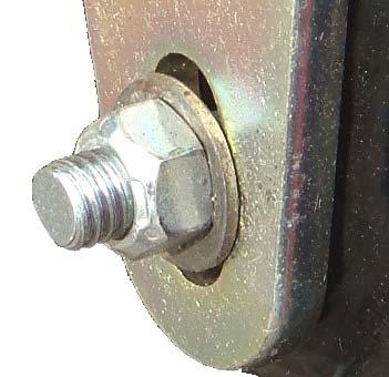each side of tine), and locknuts.