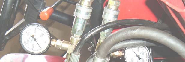 IMPORTANT: Always check leakage of lift cylinder seals before you test lift circuit loader valve spool leakage. 23
