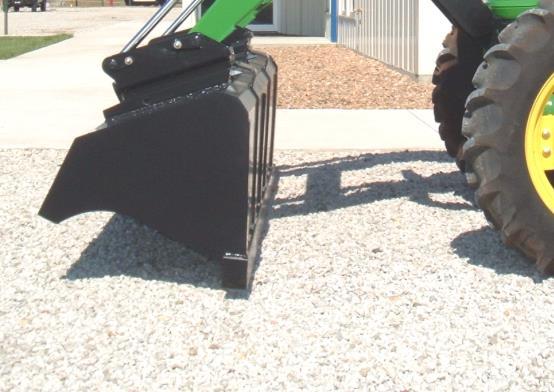 Adding rear ballast to the tractor to compensate for the load. Never lifting large objects with equipment that does not have an anti-rollback device.