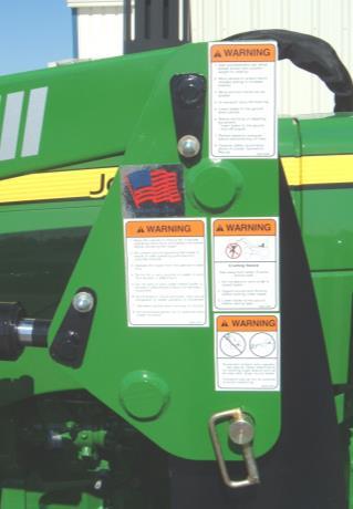 SAFETY DECALS 0595-3062 0595-3000 0595-3004 0595-3001 0595-3003 Safety Decal Locations Important: Safety decals 0595-3000, 0595-3001, 0595-3003,