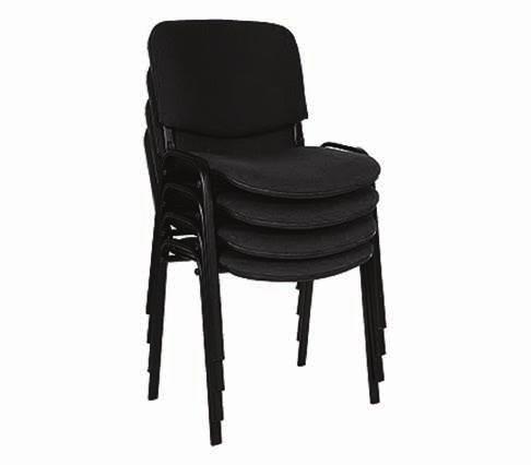 00 Tub Chairs Stacking Chairs Available in Royal Blue or Jet Black fabric or Black Faux
