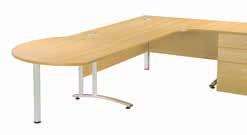 Meeting Room Table Complete With 60mm Legs W1600 x D800 DE180 D End Table Complete With 60mm Diameter Legs