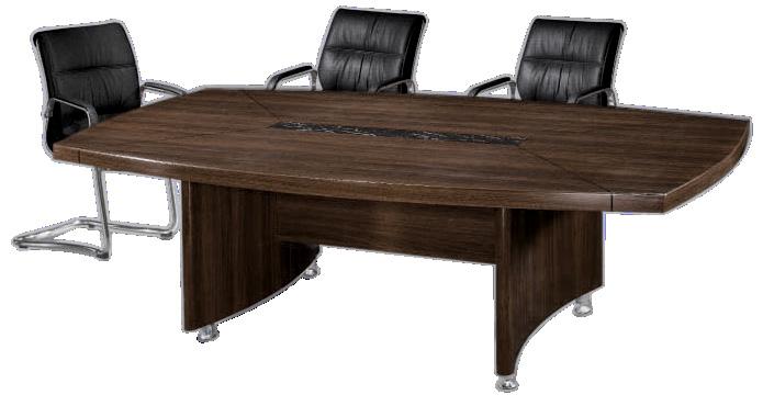 4pcs Executive rectangular desk with return Executive Curved