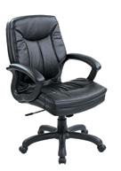 black fabric seat, Synchro-mechanism, Height adjustment armrest