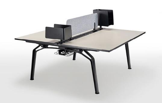 (standard) Custom colours available Desk top: laminate or veneer Cable askets: lack Each workspace can be configured