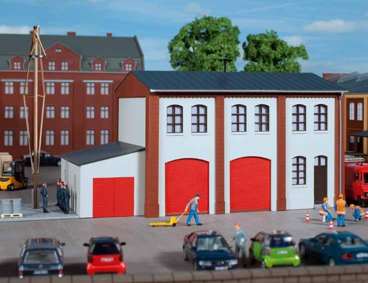 Kits and accessories for model railway H0 TT N 11 426 11 426 11 426 H0 Factory fire brigade Our special machine factory August Hagen AG has now reached