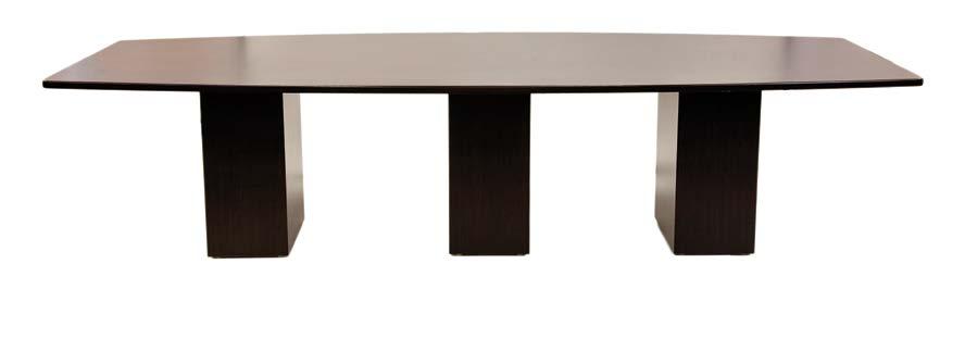 Heuwer Heuwer series boardroom tables are available in plastic laminate, and wood veneer.