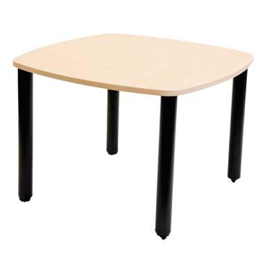 Oliver Oliver series tables come with tubular post legs ranging in size from 2, 2 ½,3, 4, and 6