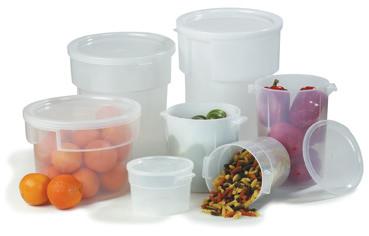 Bains Maries Carlisle Bains Marie are the original round food storage containers Outside stacking lugs prevent jamming 12, 18, & 22 qt sizes have recessed handles for extra strength and stability in