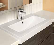 Exclusive Basins Basin units in Be: Collection Two are available with dedicated gelcast, sit on basins. Our exclusive basins are easy to install and guarantee a perfect fit every time.