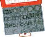 Kits Various Assortments Plastic Case Circlips, E-clips, Retainer & Snap Rings Refill packs available Suitable for automotive and industrial applications O-Ring Assorted Kit OK42M Kit contains: 42