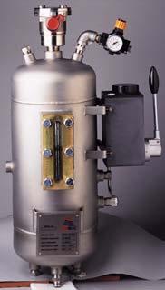 60 US Galls) compact capacity. 304 stainless steel construction to ASME VIII Div 1. 1995 / BS5500 CAT III. 1997. Maximum working pressure 11 barg @ 100ºC (160 psig @ 212ºF).