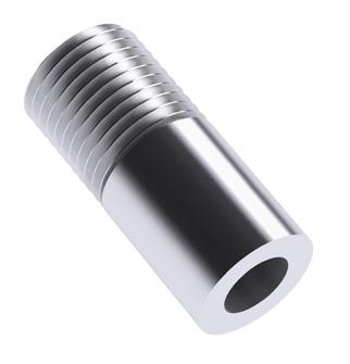 Standard sampling tubes are offered in 1/4, 1/2, and 3/4 NPT sizes to mate with like size NPT injection nuts.