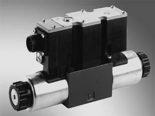/- and /-way proptional directional valves, direct operated, without electrical position feedback, without/with integrated electronics (OE) Types WR and WRE Nominal sizes 6 and Component series X