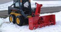 hydraulic snowblowers - PUMA It is possible to use certain PUMA snowblowers with hydraulic drive. The hydraulic oil flow at a specific pressure will guide you in the choice of the snowblower.