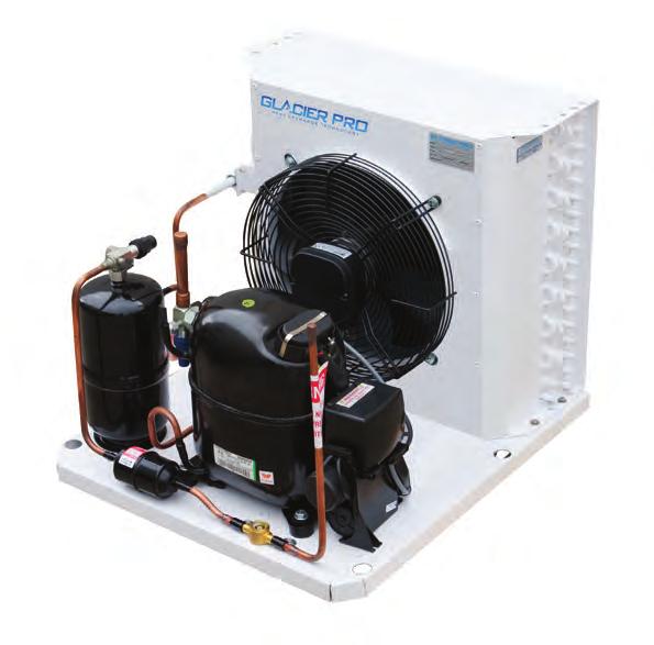 The Glacier Pro Chill series performs well when a standard condensing unit will not suffice.