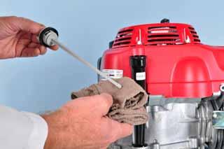 3. TESTING THE ENGINE ADD OIL All engines are shipped WITHOUT OIL, except for a small amount of residual oil after factory testing. Before you test the engine, you must add oil.