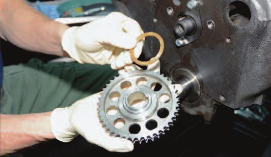 ...Nitemare Performance s nine-way adjustable billet double-row roller timing set, which features a bronze