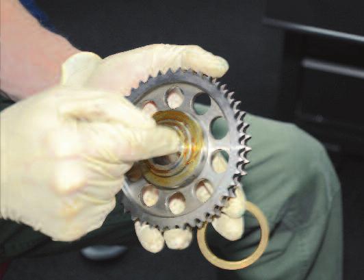 The shorter chain prevents slop that would otherwise result in erratic valve and ignition timing.