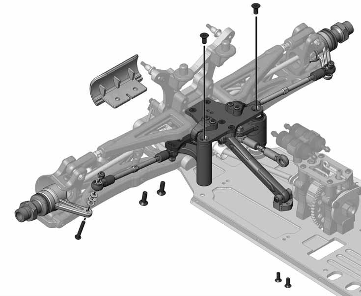 (x6) 3mm Washer 3x8mm FH Screw 4x12mm FH Screw 3x18mm BH 4x12mm FH 3x8mm FH 7 30 STEERING SERVO 3x6mm FH Screw 3x16mm FH Screw 3x6mm FH Spacer Servo Type Spline Adapter Spacer Airtronics /Sanwa...23T.
