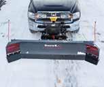 obstacles and corners. Plow wings feature built-in pressure relief, giving upon impact to prevent equipment damage.