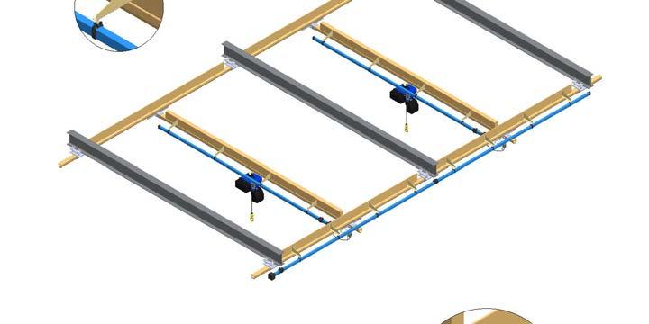 Conductor bar system Conductor bar system is an ideal solution for supplying power to overhead cranes, electric chain hoists, travelling machine beds and other moving industrial machinery.