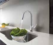 >> 4. Walden with Microban The new traditionally styled Walden single-handle faucet is the first kitchen faucet from Moen to feature Microban
