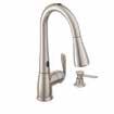 W E Price: $640-705 >> Arbor The Arbor pulldown kitchen faucet features transitional styling and is available in Chrome, Oil Rubbed Bronze and Spot Resist Stainless finishes.