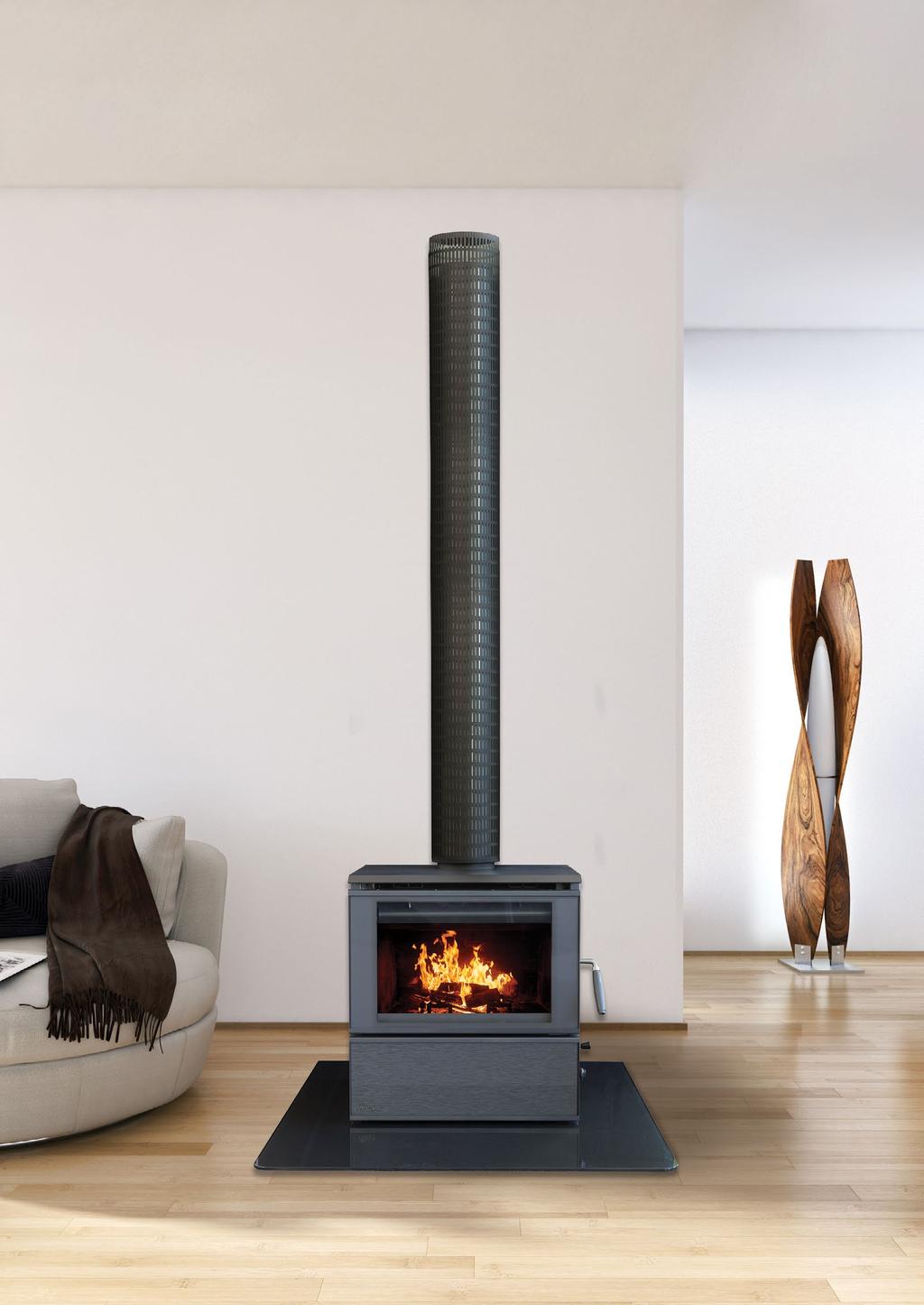 C-500 Console Series 8 This stylish + modern freestanding woodheater will enhance the look of any home. The C500 will comfortably and economically heat up to 24 squares* of open plan living.