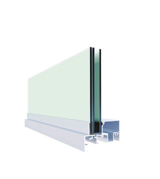 410 fixed window Industry s largest fixed window available in sizes up to 6x10 (60 square feet), direct set frame design, removable interior glazing bead cover,
