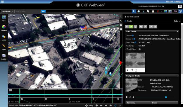 GXP WebView v2.3.4 Updates to GXP WebView include enhanced WMS / WMTS streaming, and an Activity Reporting Tool (ART).