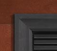 Our Select fireboxes include a ceramic fiber liner in a Herringbone Brick pattern with lighter color bricks that complement the large opening.