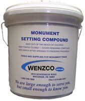 50 SETTING COMPOUND A permanent, waterproof and color fast compound which comes in Black (SETTBL), Light Gray