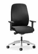 Office swivel chairs 15G2 17G2 Swivel chair, back upholstered, optional armrests Swivel chair, back mesh covered, optional armrests Backrest height in cm (approx.