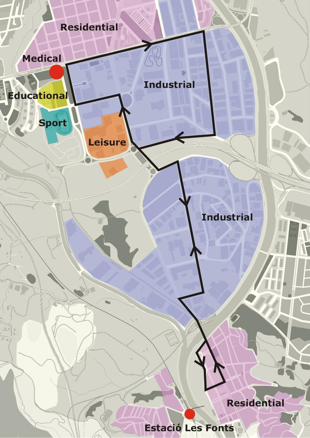 CHARACTERISITCS OF THE INDUSTRIAL PARKS Located at the southern part of the city of