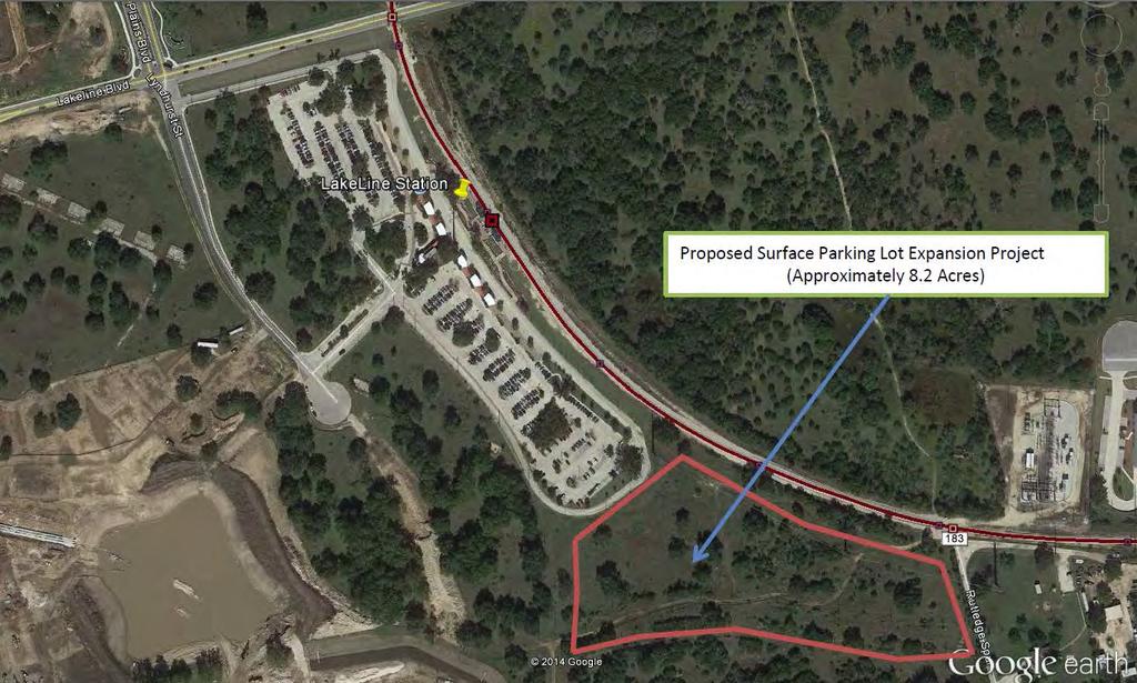 Lakeline Park & Ride Parking Expansion Parking lot exceeds capacity daily and during SXSW