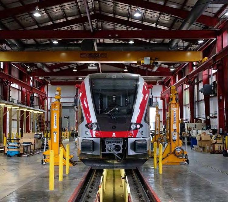 Rail Maintenance Facility Improvements Improvements for four new rail cars delivered in 2017.