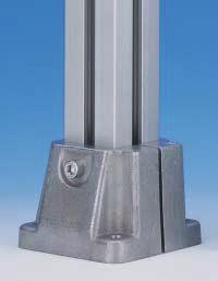 Floor Mounting Cast Bases Applications for Cast Bases include, securing stands or pillars to the floor, or to other