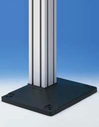 Accessory Components Floor Mounting Pedestal Bases Pedestal Bases ensure a stable platform for heavy machine frames, gantries and stands.