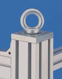 Accessory Components Hoists Hoists can be attached using M16/M20 pad plates or plates 4 and 5.