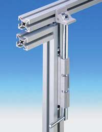 Accessory Components Door Components Slide Bolt Used to lock swing doors at the top frame profile and/or at the floor.