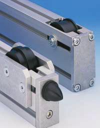 Accessory Components Rollers Carriage Rollers Carriage Rollers can be used when frames or other equipment must travel in a linear direction, on either mk Profiles or tracks.