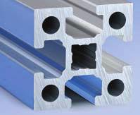 Structural Profiles System 2000 Series 60 Series 60 Dimensions and Threads Series 60 is designed on a 60 x 60 mm base dimension. The 14 mm T-slots are spaced at 60 mm.