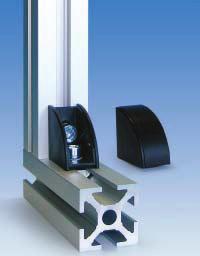 Angles Series 40 Plastic Angle The plastic angle is used for assemblies where the emphasis is focused more on an attractive design and less on high loads.