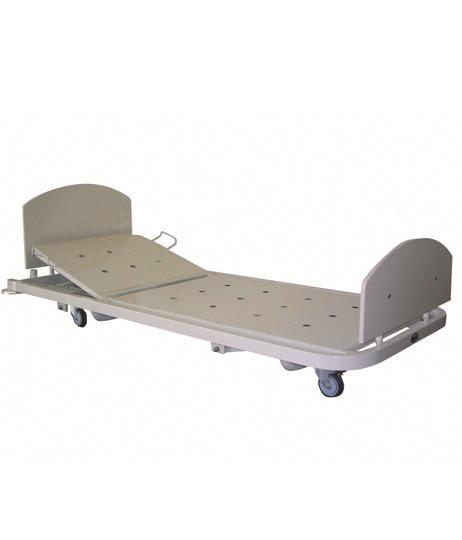 Electric high/lw level with electric backrest and knee break Pwder cated steel frame Australian made BE3004-9000 SERIES ELECTRIC BED Lwers flat n