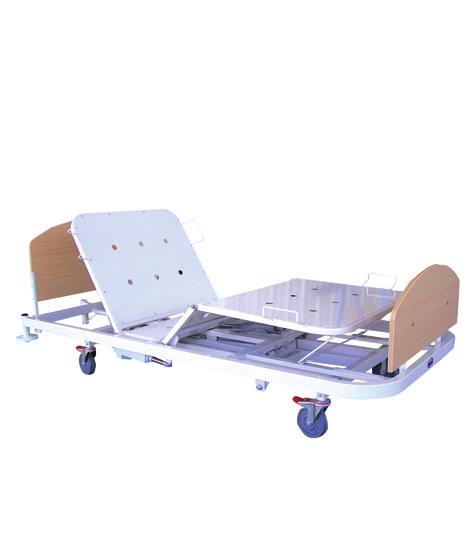 steel frame Australian made HOMECARE BEDS BE3005 - FOLDING ELECTRIC BED Pulls apart fr easy transprtatin and strage Electric high/lw with electric