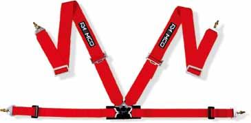 4 Points Cam Buckle Harness 4 points harness 3" straps (Shoulder) Quick release buckle Wrap and removable ends